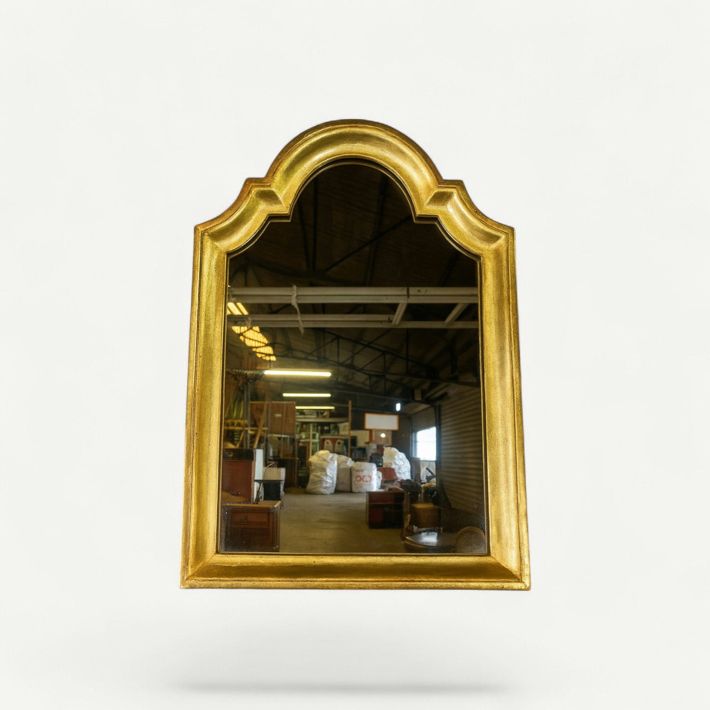 Miroir doré chapeau de gendarme
