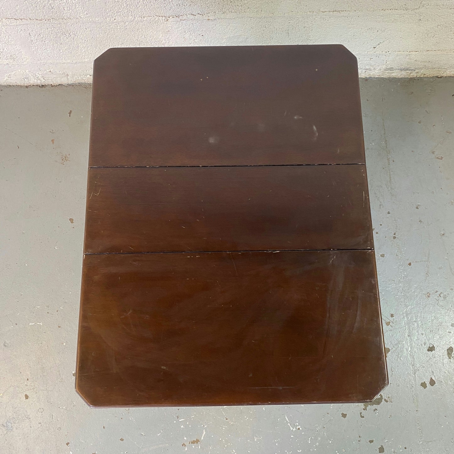 Table pliante anglaise acajou