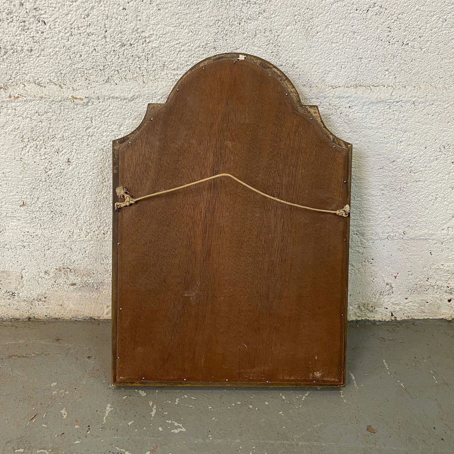 Miroir doré chapeau de gendarme