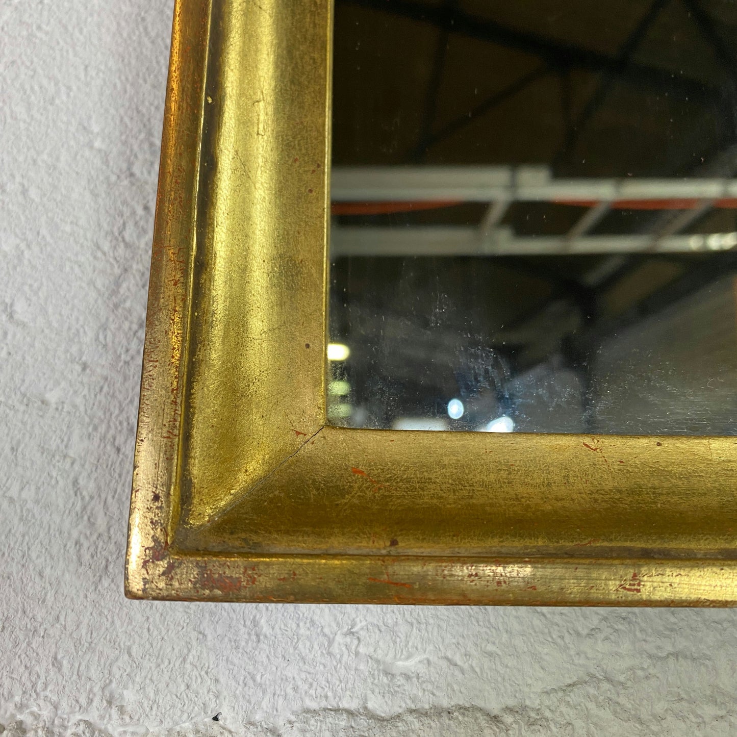 Miroir doré chapeau de gendarme