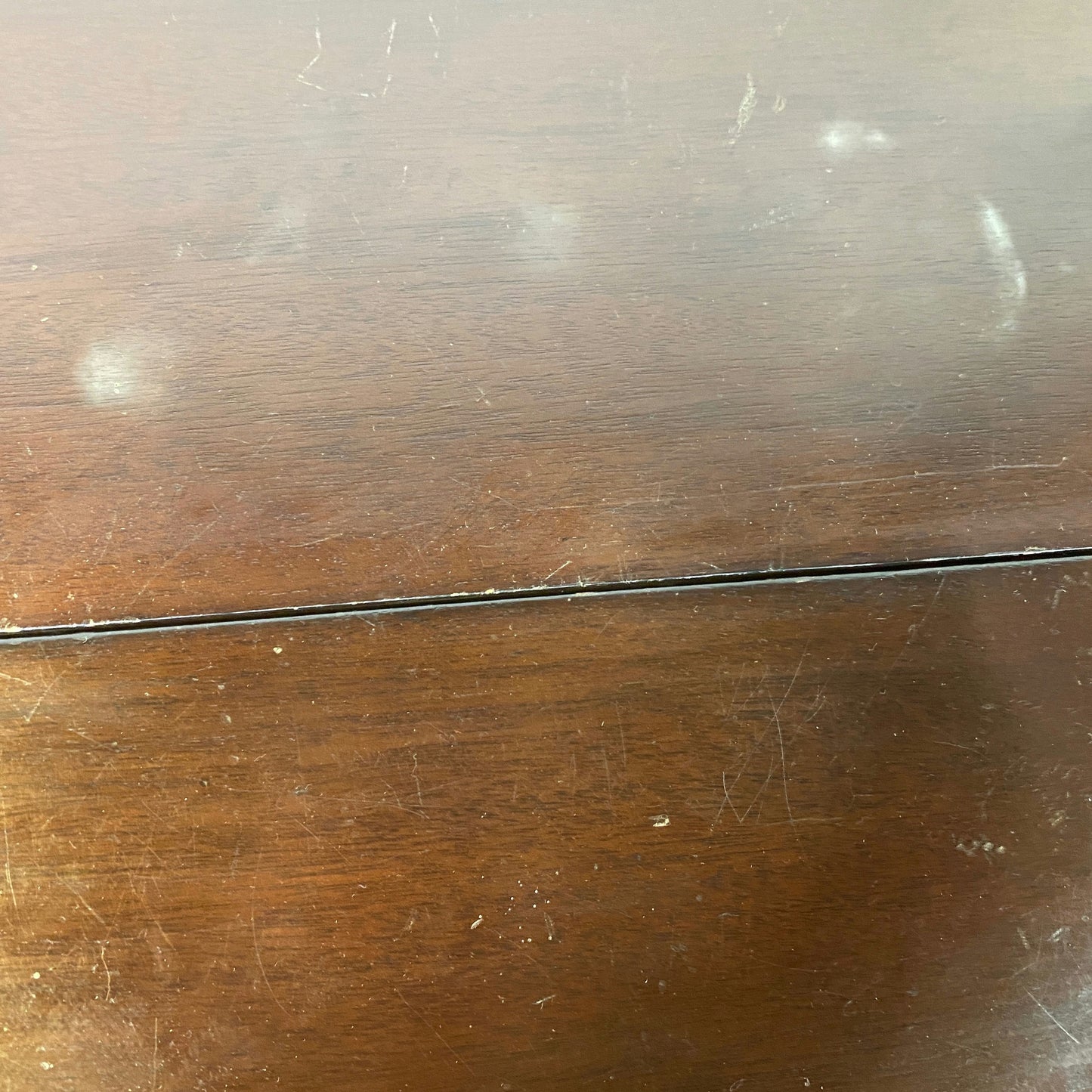 Table pliante anglaise acajou