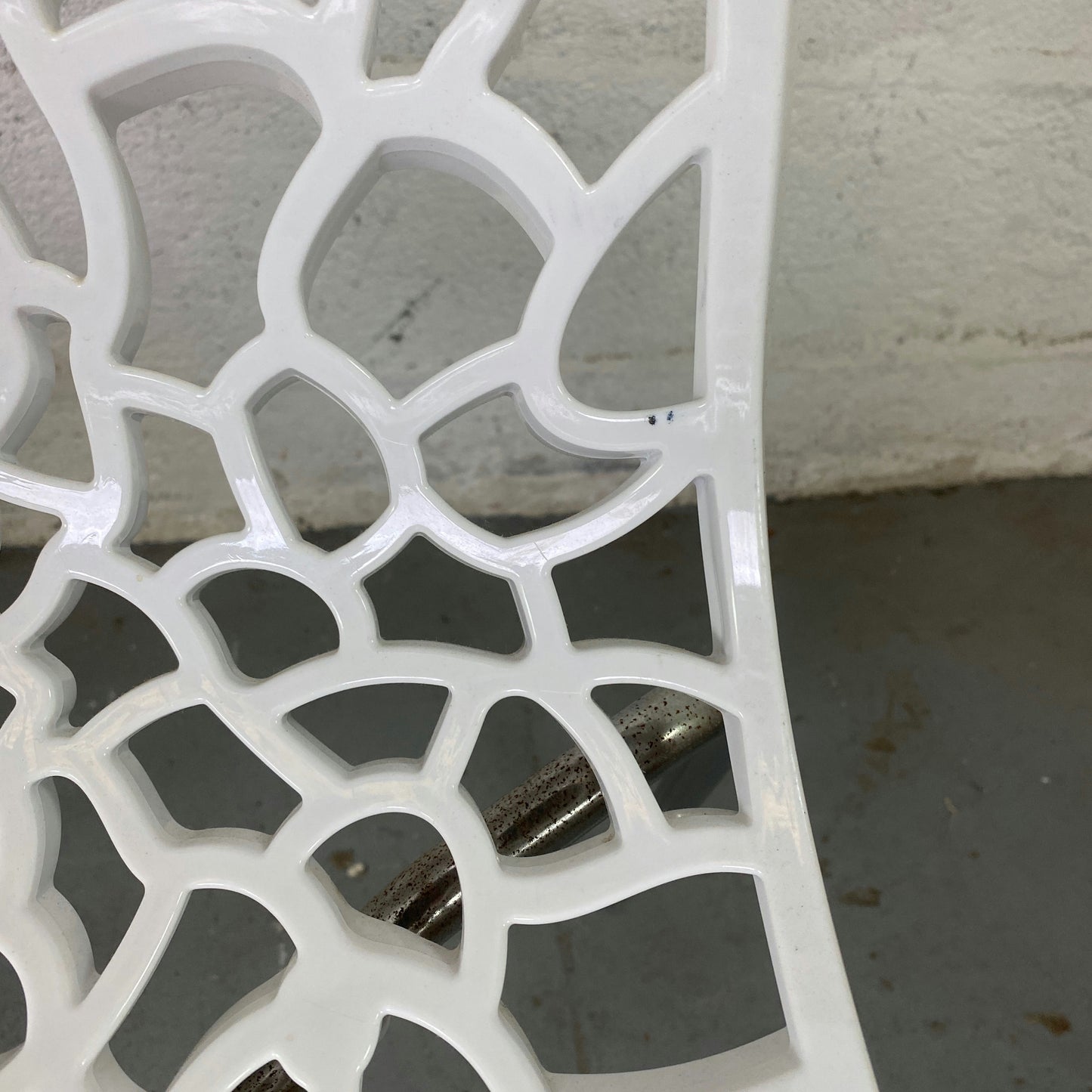 Paire de chaises blanche