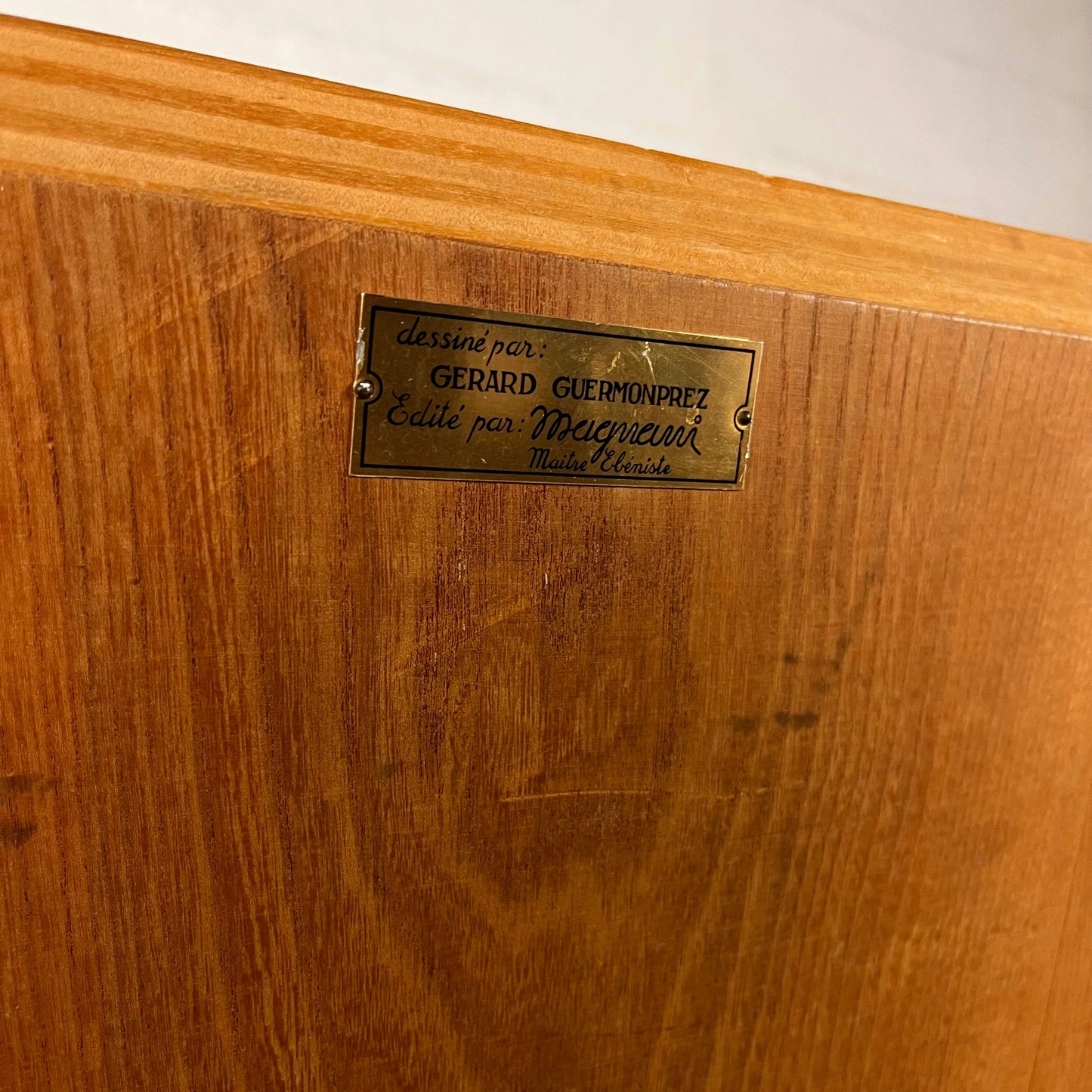 Table à manger ronde rallonge Gérard Guermonprez