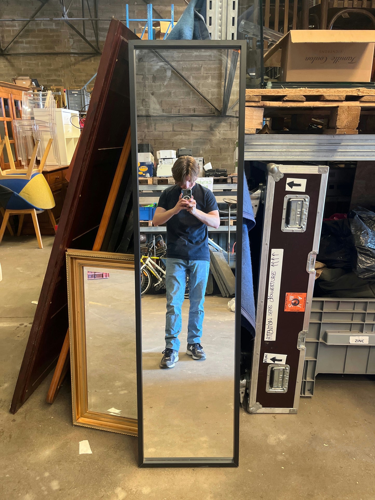 Miroir à poser noir