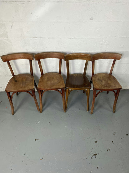 4 chaises bistrot Baumann