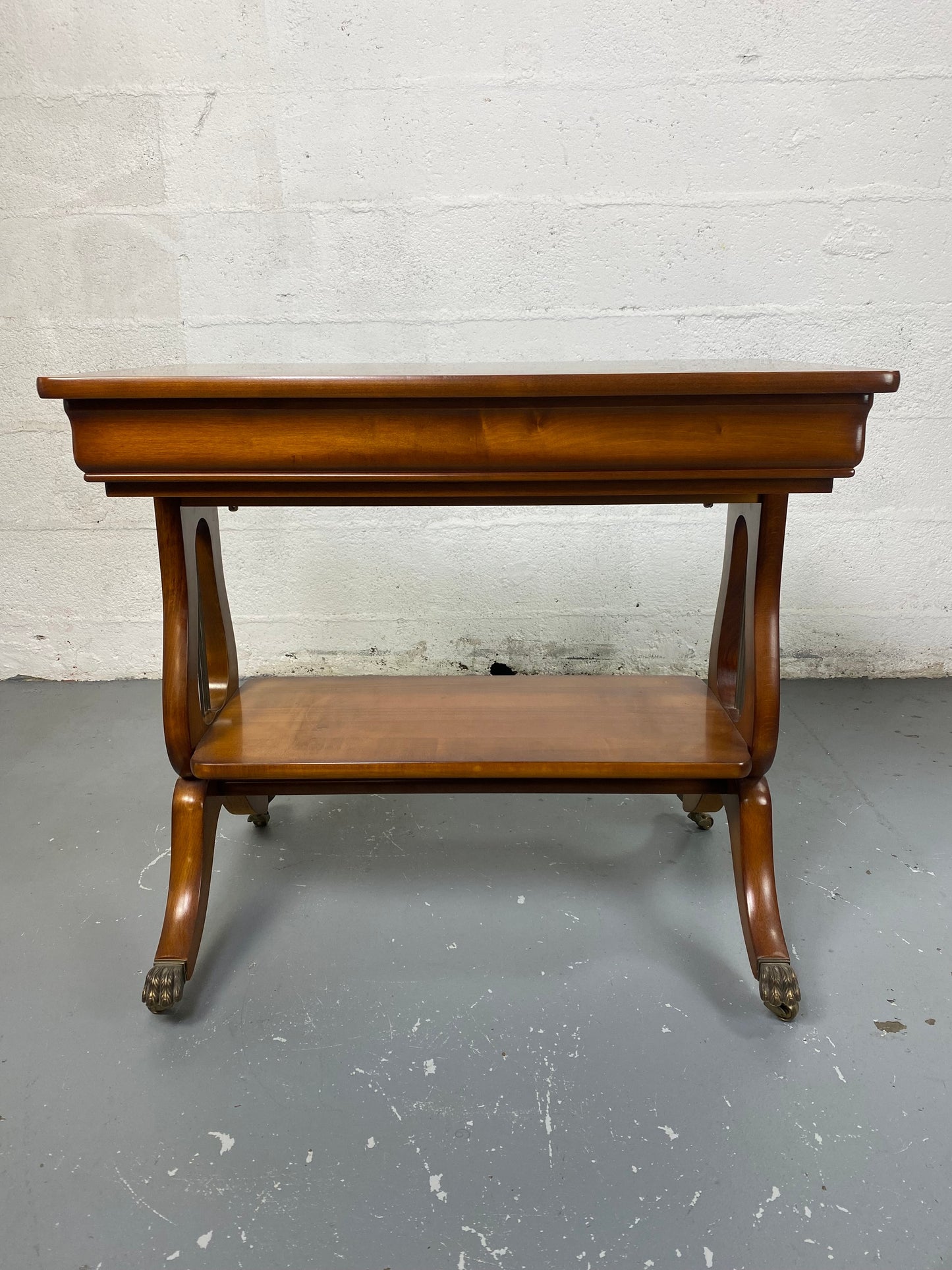 Console vintage "Lyre" de style Empire, années 60