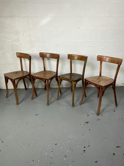 4 chaises bistrot Baumann