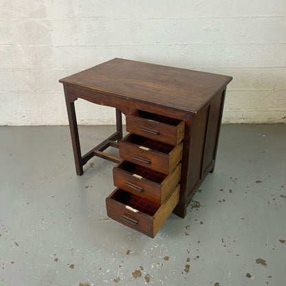Bureau en bois 4 tiroirs