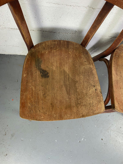 4 chaises bistrot Baumann