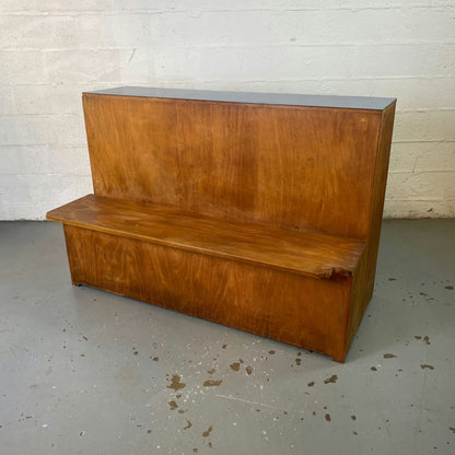 Comptoir avec banc et rangement