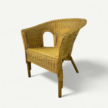 Fauteuil Gondole en rotin