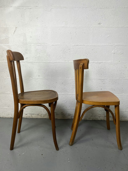 Lot de 4 chaises bistrot dépareillés