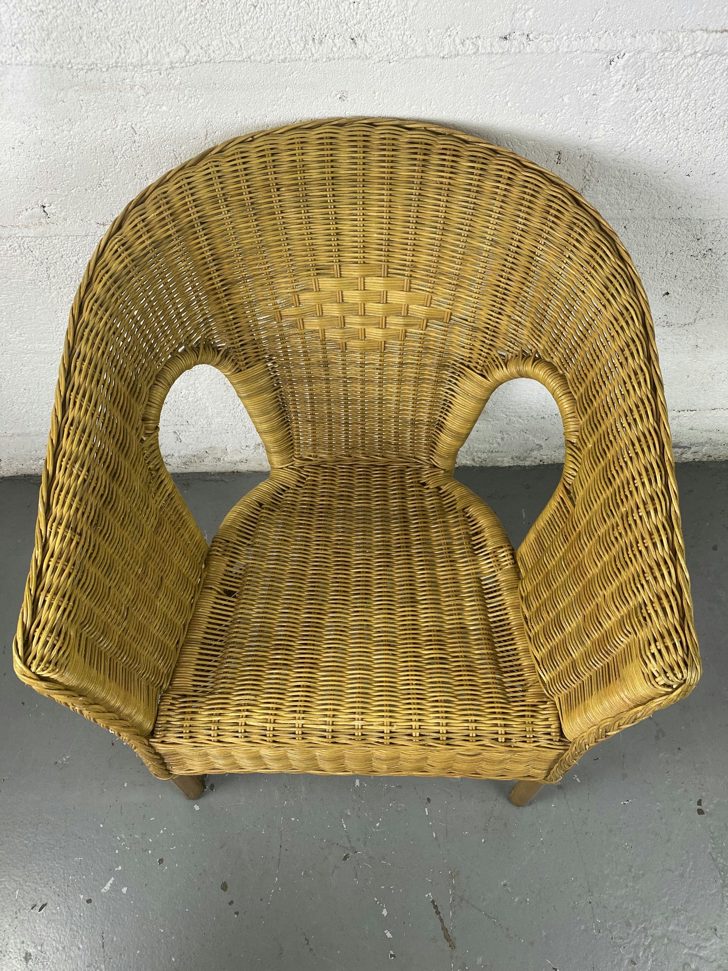 Fauteuil Gondole en rotin