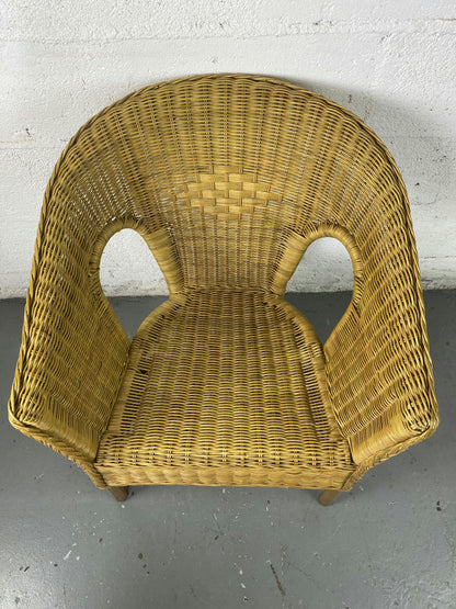 Fauteuil Gondole en rotin