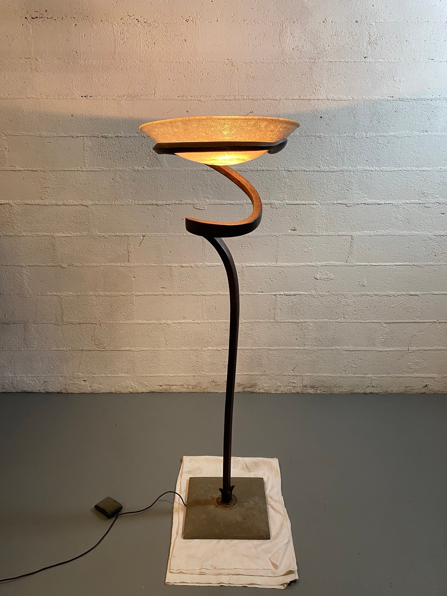 Lampadaire "Alfea" pour Lamp International en verre de Murano Scavo Enzo CIAMPALINI - 1970