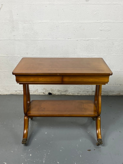 Console vintage "Lyre" de style Empire, années 60