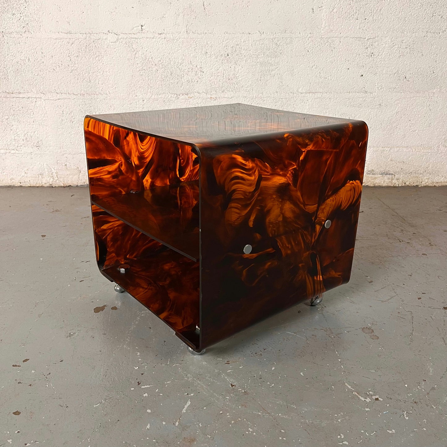 Desserte en plexiglas