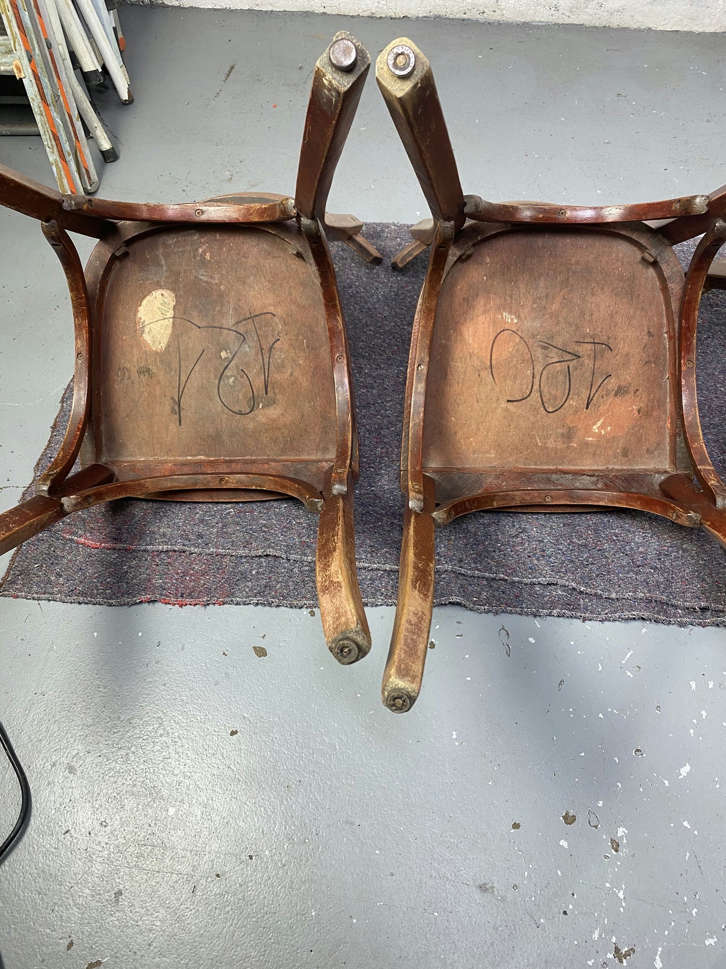 4 chaises bistrot Baumann