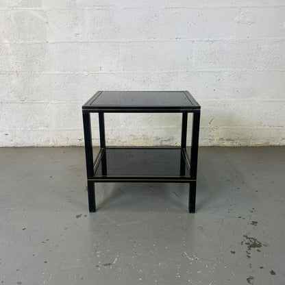 Table basse en verre fumé Pierre Vandel