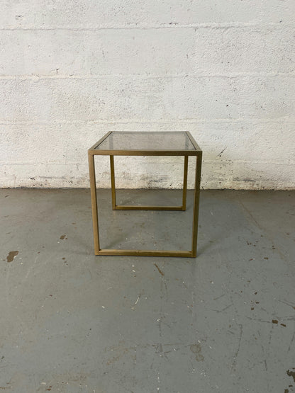 Table basse en verre