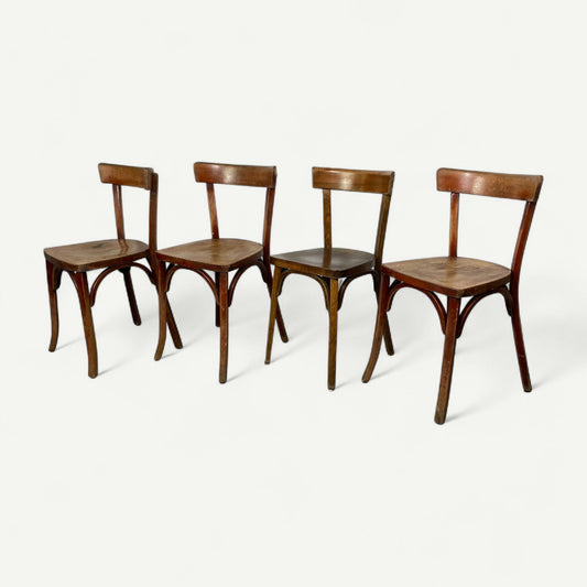 4 chaises bistrot Baumann