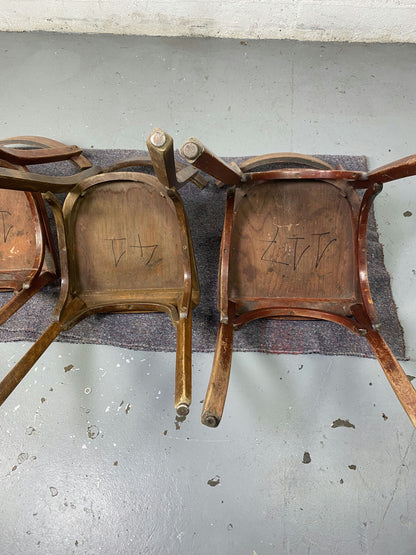 4 chaises bistrot Baumann