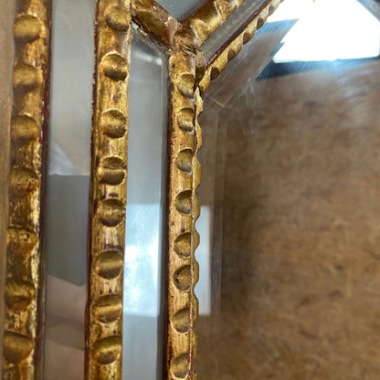 Miroir octogonal biseauté à parclose