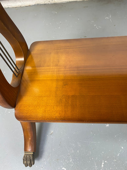 Console vintage "Lyre" de style Empire, années 60