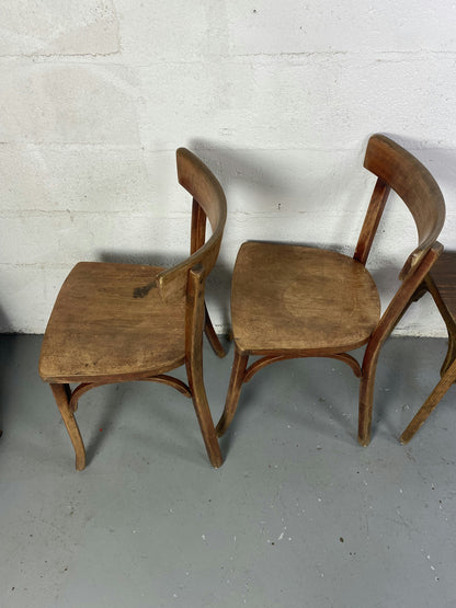 4 chaises bistrot Baumann