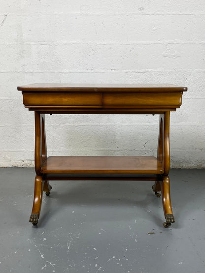 Console vintage "Lyre" de style Empire, années 60