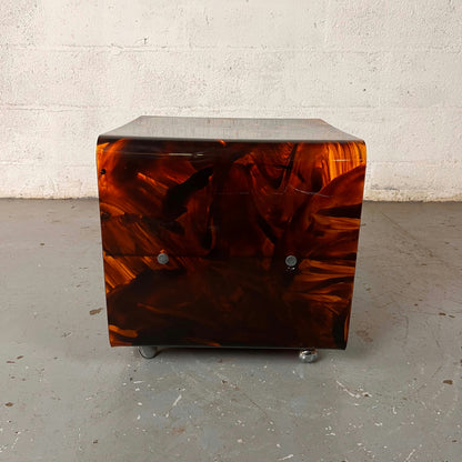 Desserte en plexiglas