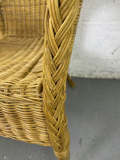 Fauteuil Gondole en rotin