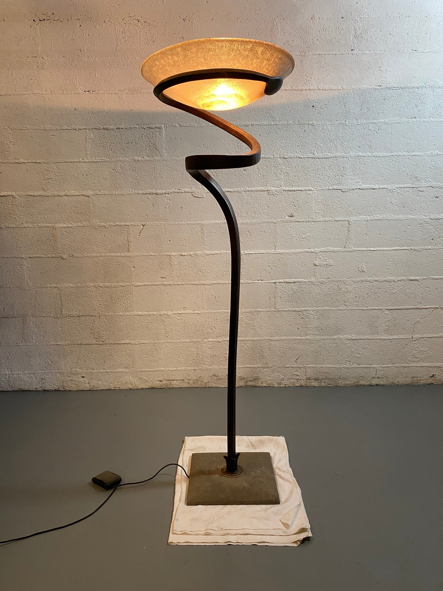 Lampadaire "Alfea" pour Lamp International en verre de Murano Scavo Enzo CIAMPALINI - 1970