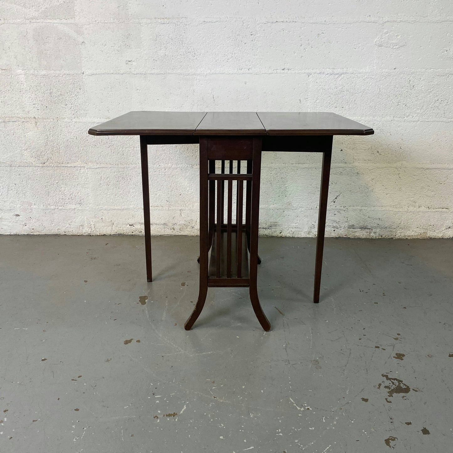 Table pliante anglaise acajou