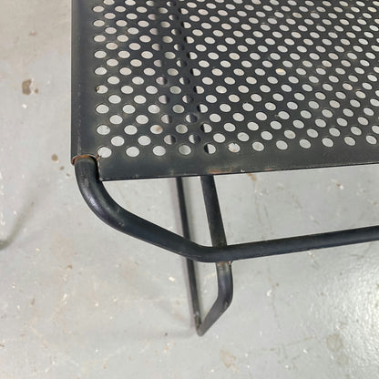 Paire de fauteuils en métal perforé collection fil par François Azambourg