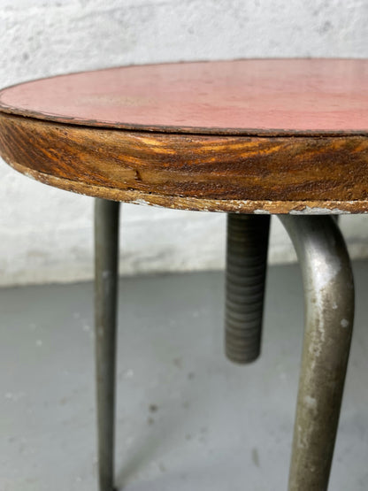 Tabouret Industriel tripode à Vis