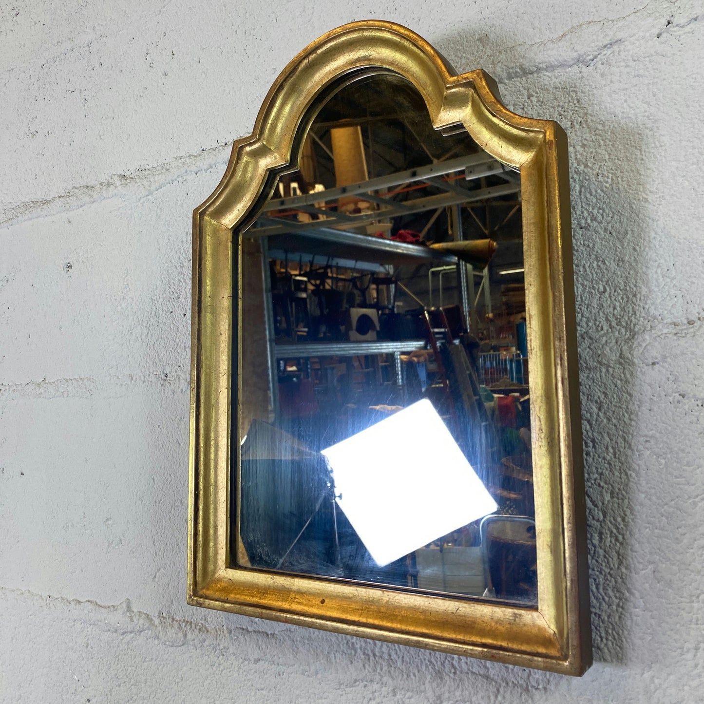 Miroir doré chapeau de gendarme