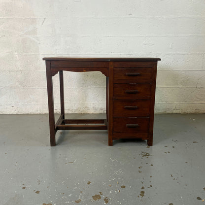 Bureau en bois 4 tiroirs