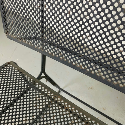 Paire de fauteuils en métal perforé collection fil par François Azambourg