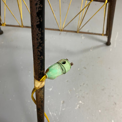 Lampadaire scoubidou années 50