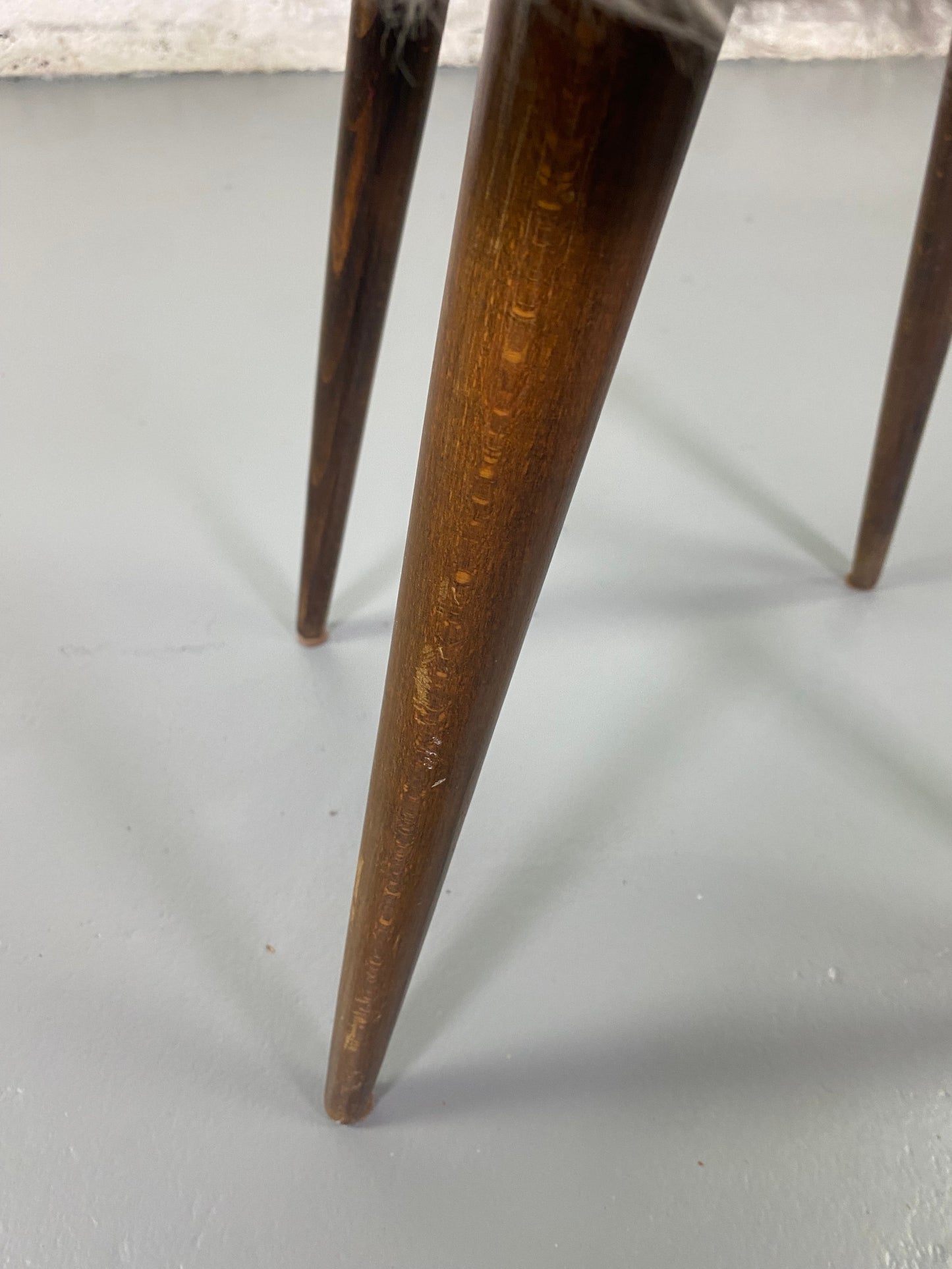 Chaise moumoute vintage année 70