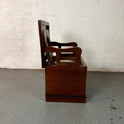 Chaise de commodité en bois