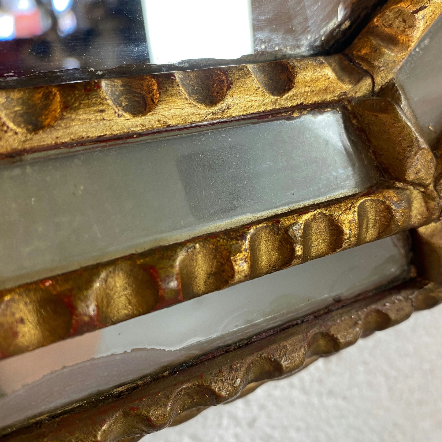Miroir octogonal biseauté à parclose