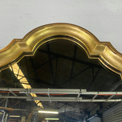 Miroir doré chapeau de gendarme