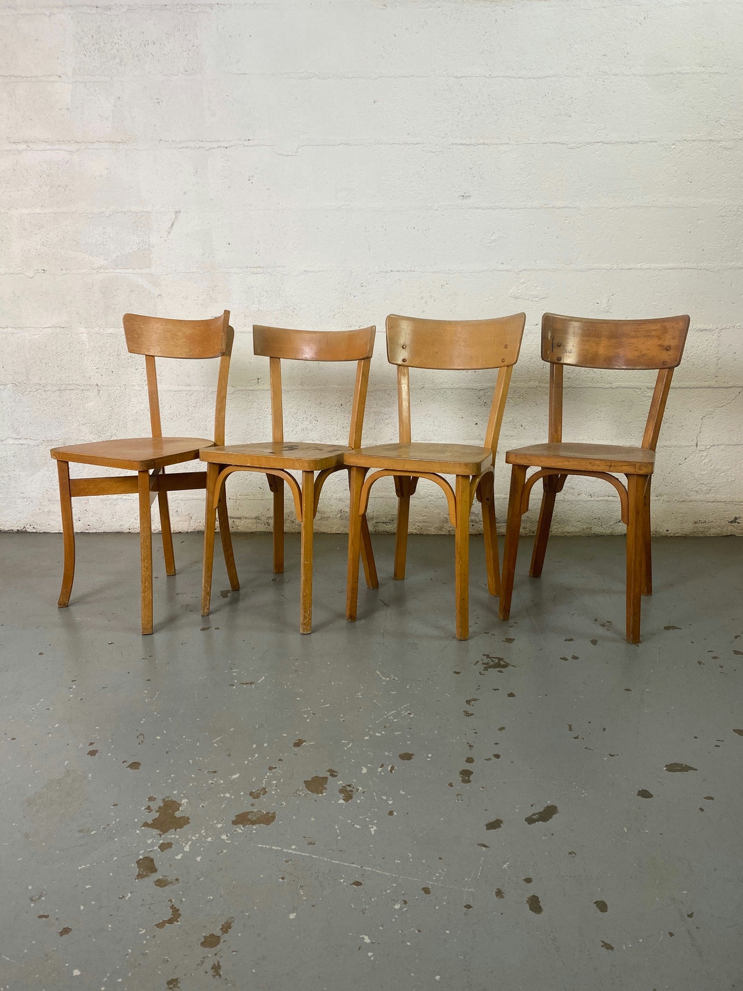 Lot de 4 chaises bistrot Baumann