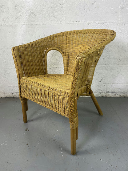 Fauteuil Gondole en rotin