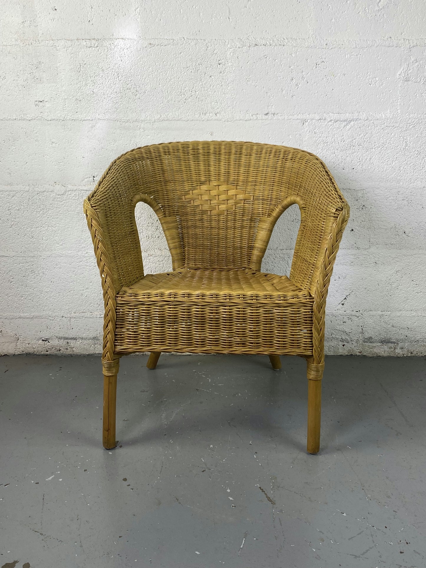 Fauteuil Gondole en rotin