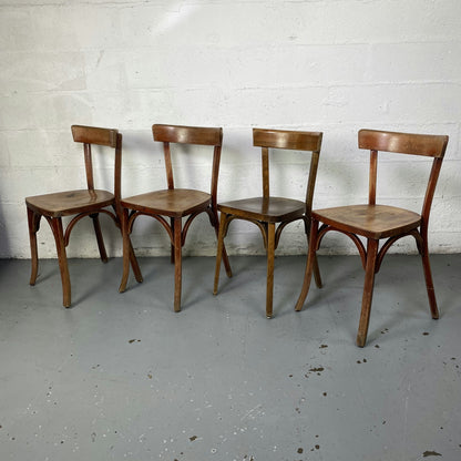 4 chaises bistrot Baumann