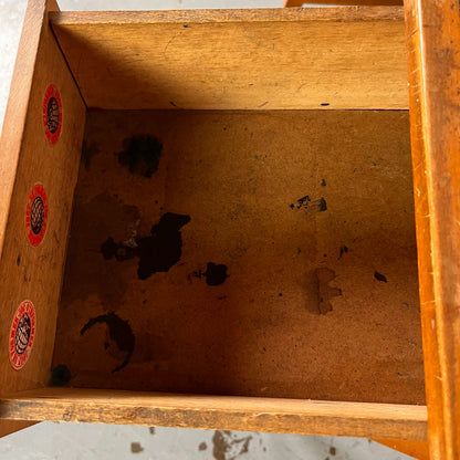 Bureau d’école en bois