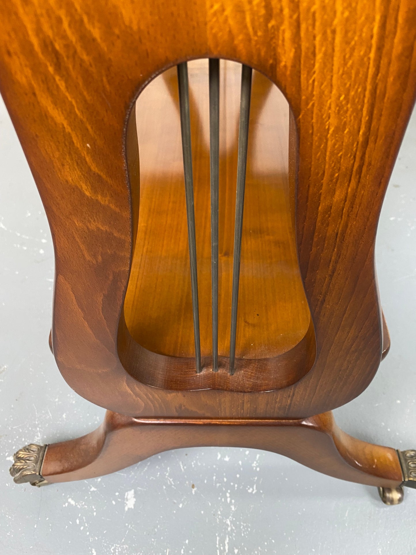 Console vintage "Lyre" de style Empire, années 60